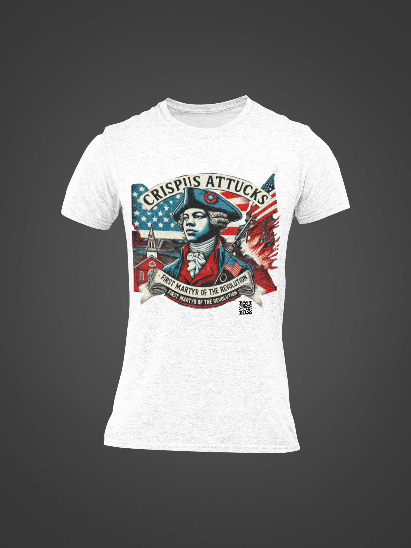 Crispus Attucks Black History T-Shirt – Honor the First Hero of the Revolution